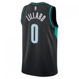 Dres Portland Trail Blazers Damian Lillard Nike 2025-26 City Edition Crno Swingman